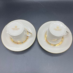 ミキモト インターナショナル　デミタスカップ&ソーサー　２客セットの画像