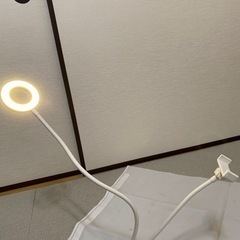 クリップ式照明の画像