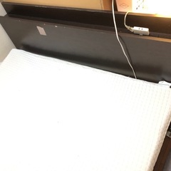 ガス圧式跳ね上げベッド　横開き　ベッド下収納有りの画像