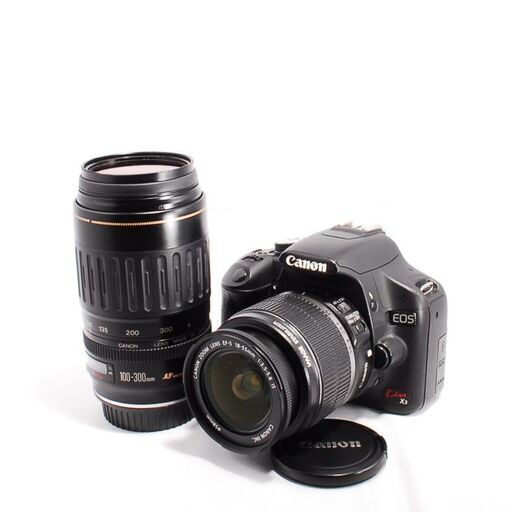 ☆Canon EOS Kiss X3 ☆ダブルレンズキット☆エントリーモデル☆すぐ使える☆送料無料