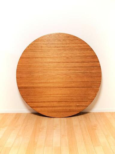 円卓　座卓　約140cm×34cm　天然木