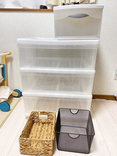 収納ケースやカゴセット