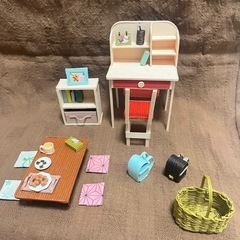 ドールインテリア🧸勉強机セット①