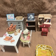 ドールインテリア🧸勉強机セット②