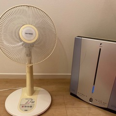 扇風機、空気清浄機2つまとめて