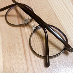 ZOFF United Arrowsメガネフレーム ブラウンの画像