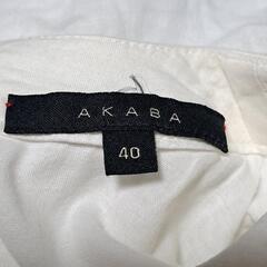 AKABA ブラウス 40 ノースリーブ シャツ ブランド レディースの画像