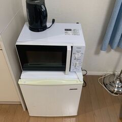 直接引き取り限定 冷蔵庫、電子レンジセットの画像