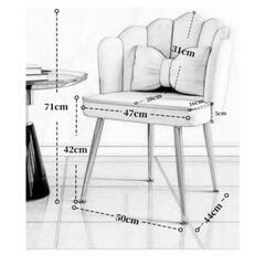 【美品】おしゃれ椅子の画像