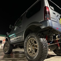 ジムニー　jb23 オーバーフェンダーの画像