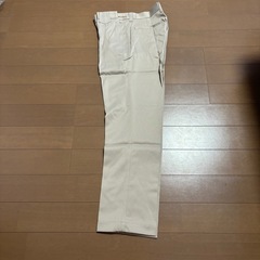 ベージュ作業着ズボン新品未使用の画像