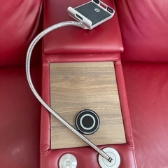 ワイド2人用電動リクライニングソファ ニトリ 美品の画像
