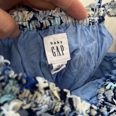 gap ワンピース　青の画像