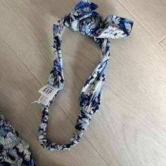 gap ワンピース　青の画像