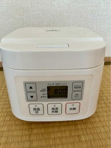 【受け取り予定者決定】ニトリ　マイコン炊飯ジャーSN-A5WH