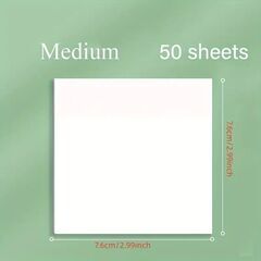 【Medium・50シート】透明な防水付箋