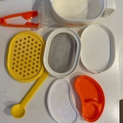 離乳食すりおろし等できる道具　コンパクト収納タイプの画像