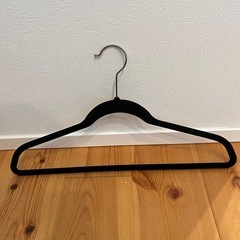 布製ハンガー（黒色）28本
