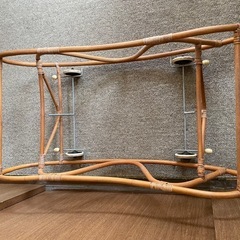 ヨーラン クーファン ゆりかご ベビーベッド ラタン家具 籐家具の画像