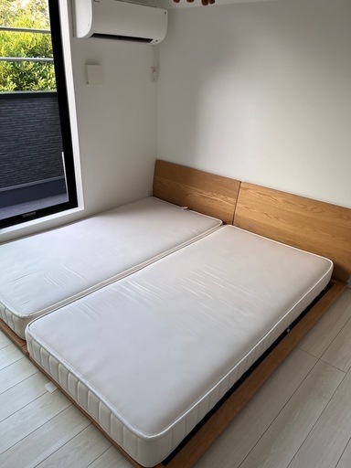 定価２１万　無印良品　ベッド2セット　寝心地抜群