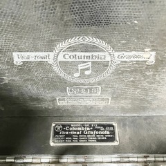 ジャンク Columbia 蓄音機 Grafonola レコードプレイヤー の画像