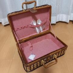 【美品】おしゃれ✩.*˚ピクニックバスケットの画像