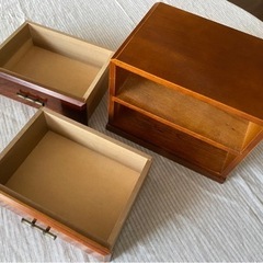 【お渡し先が決まりました】木製　小引き出しの画像