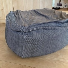 【商談中】無印良品　体にフィットするソファ　ビーズ　クッションの画像
