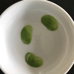 豆の柄の豆皿（3つ）の画像
