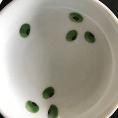 豆の柄の豆皿（3つ）の画像
