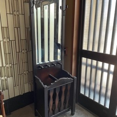 傘たて　姿見つき