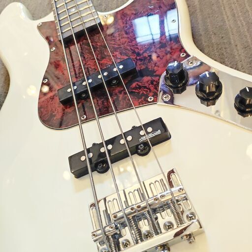 グレーホワイト- ホビー・楽器・アート BUSKER'S エレキベース