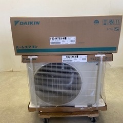 商談中　最終値下げ　② 新品未開封品　DAIKIN ダイキン　ルームエアコン　F224ATES-W 本体　R224AES  室外機　6畳程度　2024年