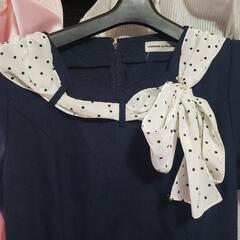 ワンピースM、ポリエステル70%麻30%の画像