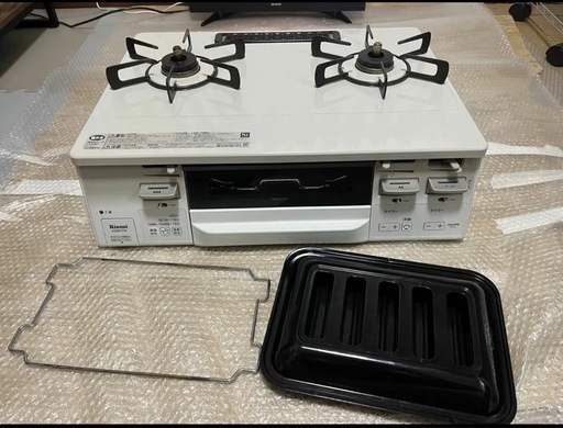 リンナイ　ガステーブルコンロ　LAKUCIE fine  　ココット付き