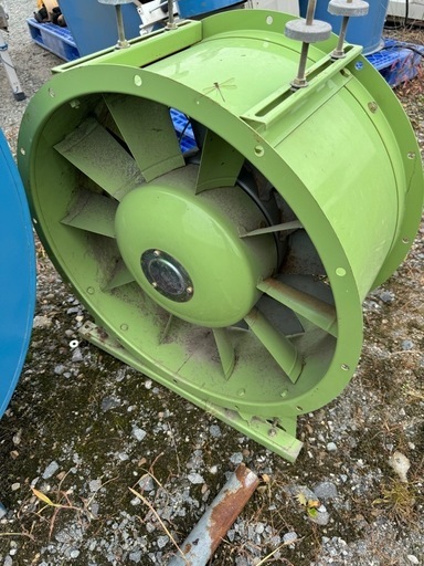 北海道旭川市 シズオカ 静岡製機 業務用 3相 200V 送風機 FM-580K 野菜