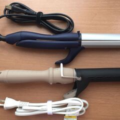 サロニア　ヘアアイロン　2本セット　２WAYとカール　美品
