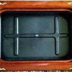 茶道具　韓国伝統工芸　茶台　木製品　水受けの構造付き　専用箱付きの画像