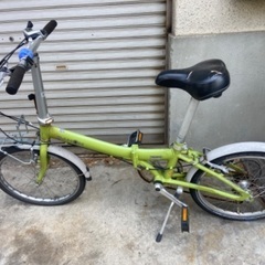折り畳み自転車　ジャンクの画像