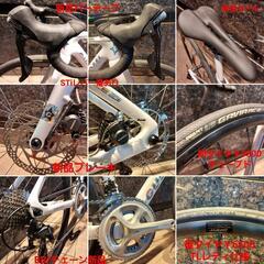48.3万円が半額以下破格⭐新品フレーム🇮🇹イタリアGUERCIOTTI ディスクブレーキカーボンロードバイクの画像