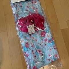 ❤️浴衣❤️160❤️女児❤️女性❤️作り帯❤️水色&ピンク❤️...