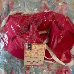 ❤️浴衣❤️160❤️女児❤️女性❤️作り帯❤️水色&ピンク❤️花柄❤️の画像