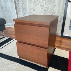 IKEA MALM チェスト　引き出し2段