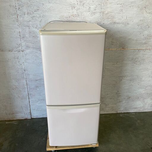 【Panasonic】 パナソニック 2ドア 冷凍冷蔵庫 容量138L 冷凍室44L 冷蔵庫94L NR-B142W-P 2010年製 J0230