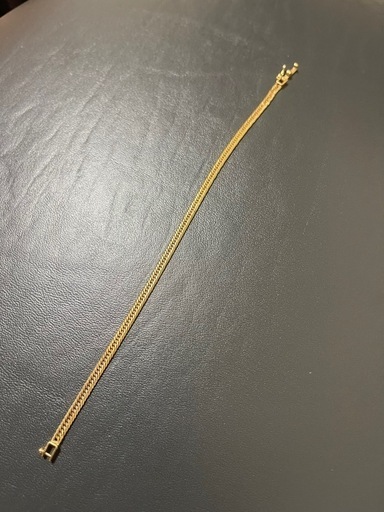 18金喜平ブレスレット12面トリプルカット17cm