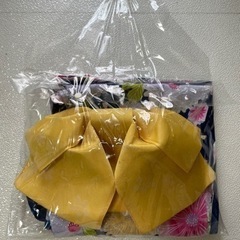🩷浴衣🩷130🩷飾り帯🩷キラキラ🩷ネイビー🩷ピンク🩷黄緑🩷黄色🩷の画像