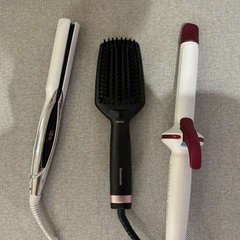 ストレートアイロン、コテセット