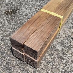 新品未使用　木材　桟木　垂木　4本　DIY　棚　倉庫　小屋作りに  ⑧の画像