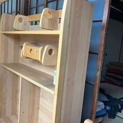 木製の本棚　無料
