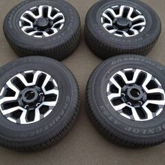 【限界価格】再再販 トヨタ ランドクルーザー70 純正タイヤ ホイール 4本セット GDJ76